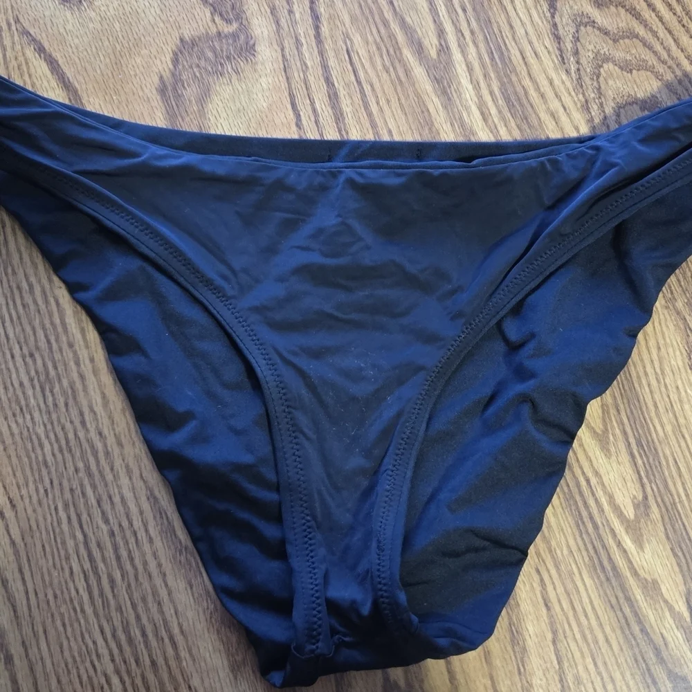 AQUA Black Bikini Bottom, SIZE XSMALL